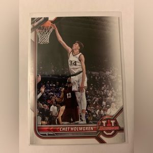 Chet Holmgren College Rookie Card